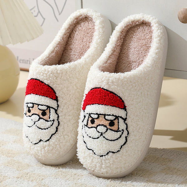 Christmas Home Slippers Cute Cartoon