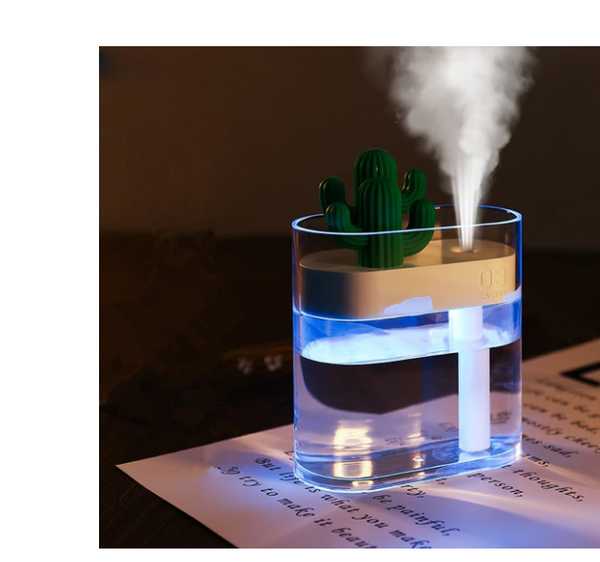 Transparent Landscape Cactus Portable Humidifier