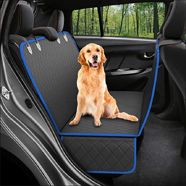 Mesh car seat cover for pet transport